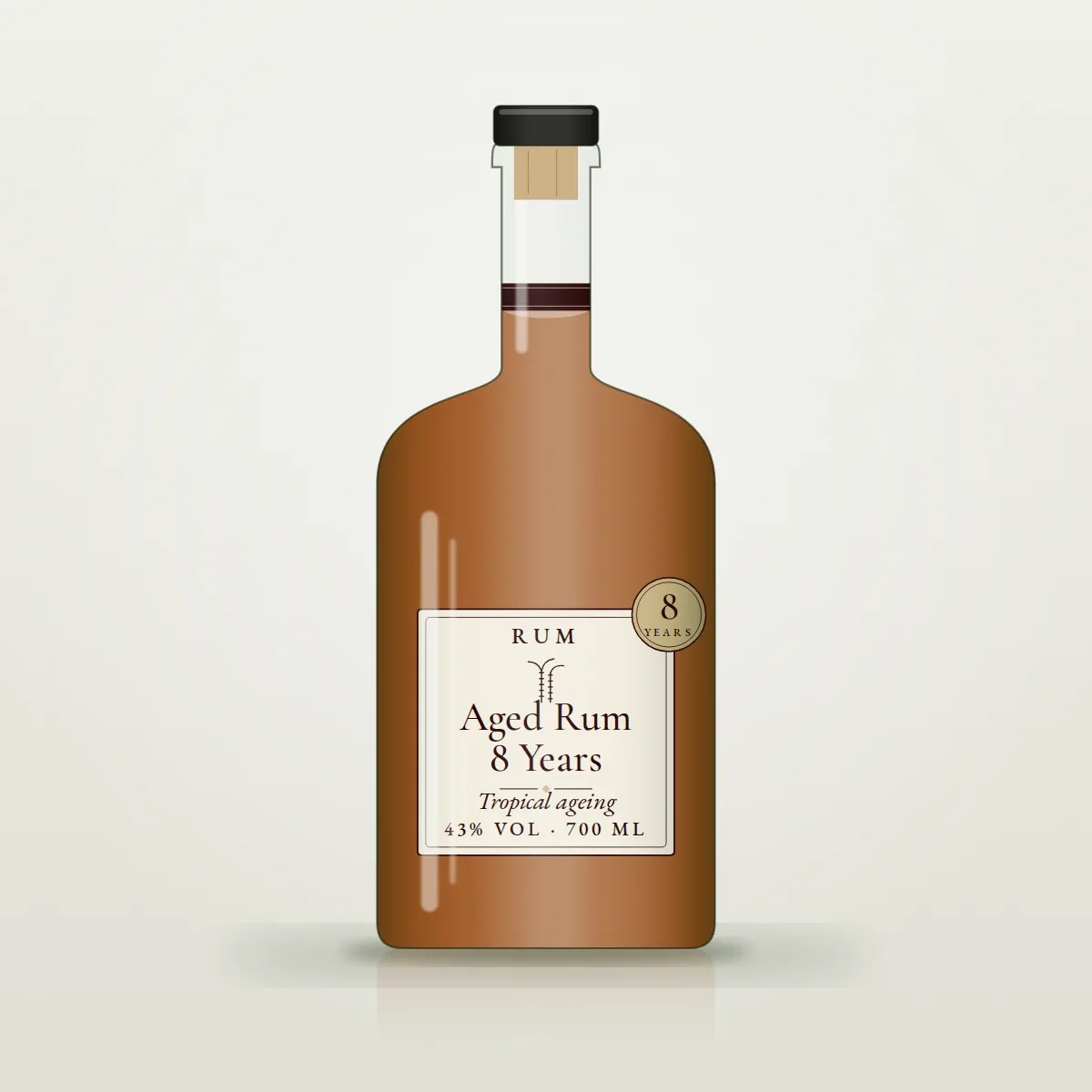 Aged Rum, 8 Years